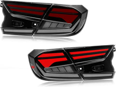 OKSIWA Full LED Tail Lights for Honda Accord 2018-2022,10th & 10.5th Gen Rear Lights with Start-Up Animation, Turn Signals, Brake Lights, and Reverse Lights-6