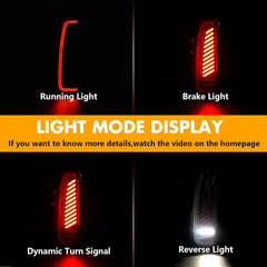 Animated Sequential Smoked LED Tail Lights for 2003-2006 Chevy Silverado Plug & Play-2