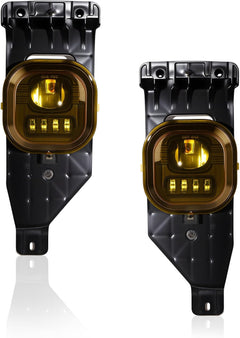 OKSIWA LED Fog Lights for 2005 2006 2007 Ford F250 F350 F450 F550 Super Duty,2005 Excursion,Bumper Driving Fog Lamp -Yellow lens-7
