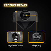 OKSIWA Fog Lights Assembly Compatible with 1999-2004 Ford Mustang, Bumper Driving Fog lamp Assembly Replacement (Halogen Fog Lights)