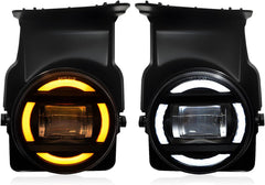 OKSIWA LED Fog Lights Assembly Compatible With GM Sierra 2003 2004 2005 2006 Front Bumper Driving Fog Lamp Kits Fog Light Driver & Passenger Side-1