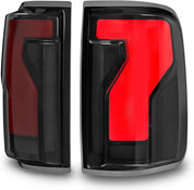 OKSIWA Full Led Tail Lights Compatible with Ford F150 2004 2005 2006 2007 2008 Starting Animated, Dynamic Turn Signal, Brake Light, Reverse Light Smoked Rear Light Assembly, Tail Lamps