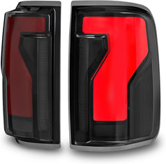 OKSIWA Full Led Tail Lights Compatible with Ford F150 2004 2005 2006 2007 2008 Starting Animated, Dynamic Turn Signal, Brake Light, Reverse Light Smoked Rear Light Assembly, Tail Lamps-7