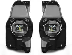 OKSIWA LED Fog Lights Assembly Compatible with 2013 2014 2015 Ford Explorer, Front Driving Fog Lamps Clear Lens Replacement Kit, DOT Certified - 1 Pair-1