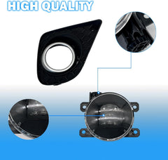 OKSIWA LED Fog Lights Assembly Compatible With 2013 2014 2015 Honda Accord Coupe Front Bumper Driving Fog Lamp Kits Fog Light Driver & Passenger Side-6