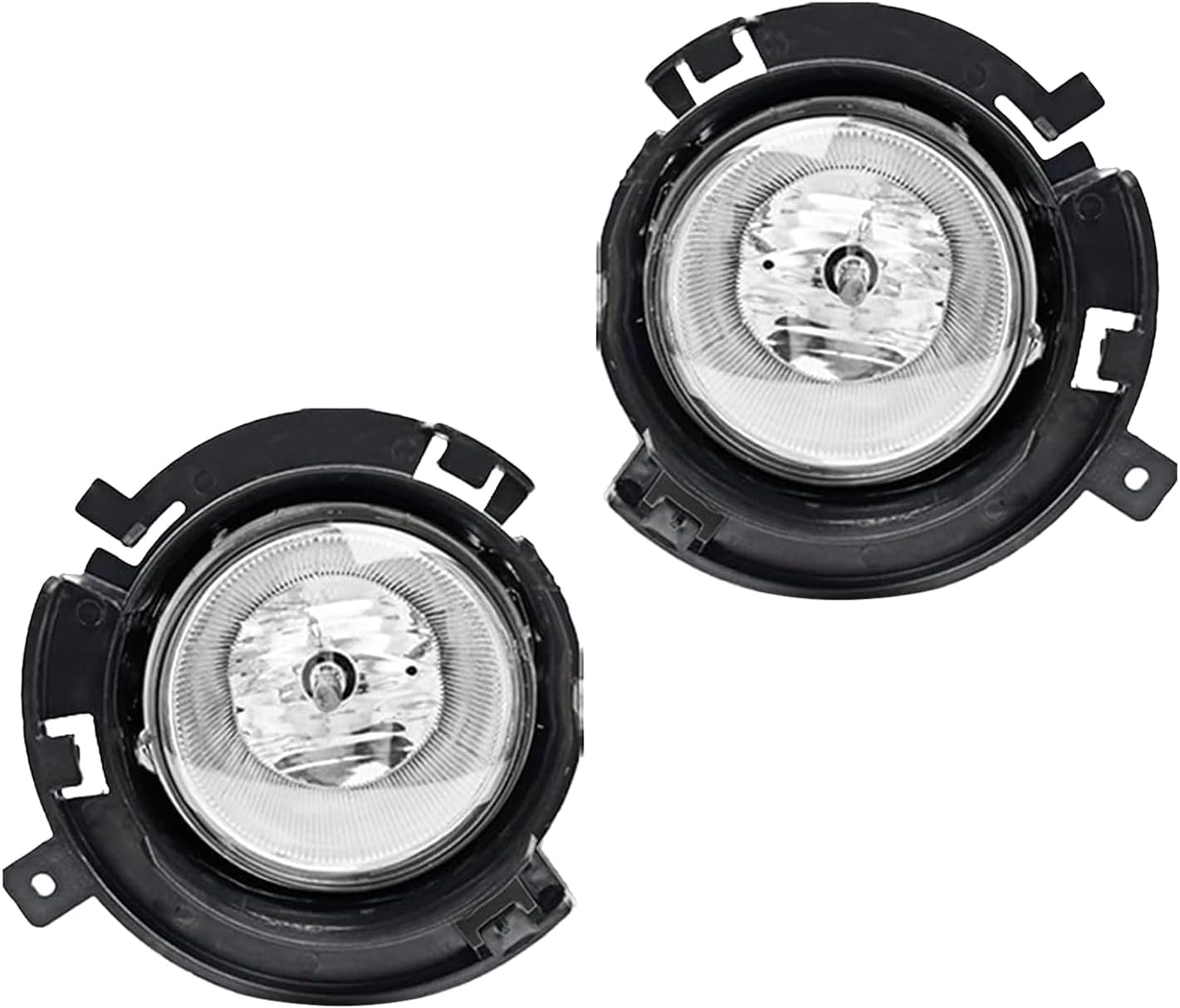 OKSIWA Fog Light Assembly Fit For Dodge Durango 2011 2012 2013 Front Bumper Driving Fog Lamps with H10 12V 42W Halogen Bulbs-3