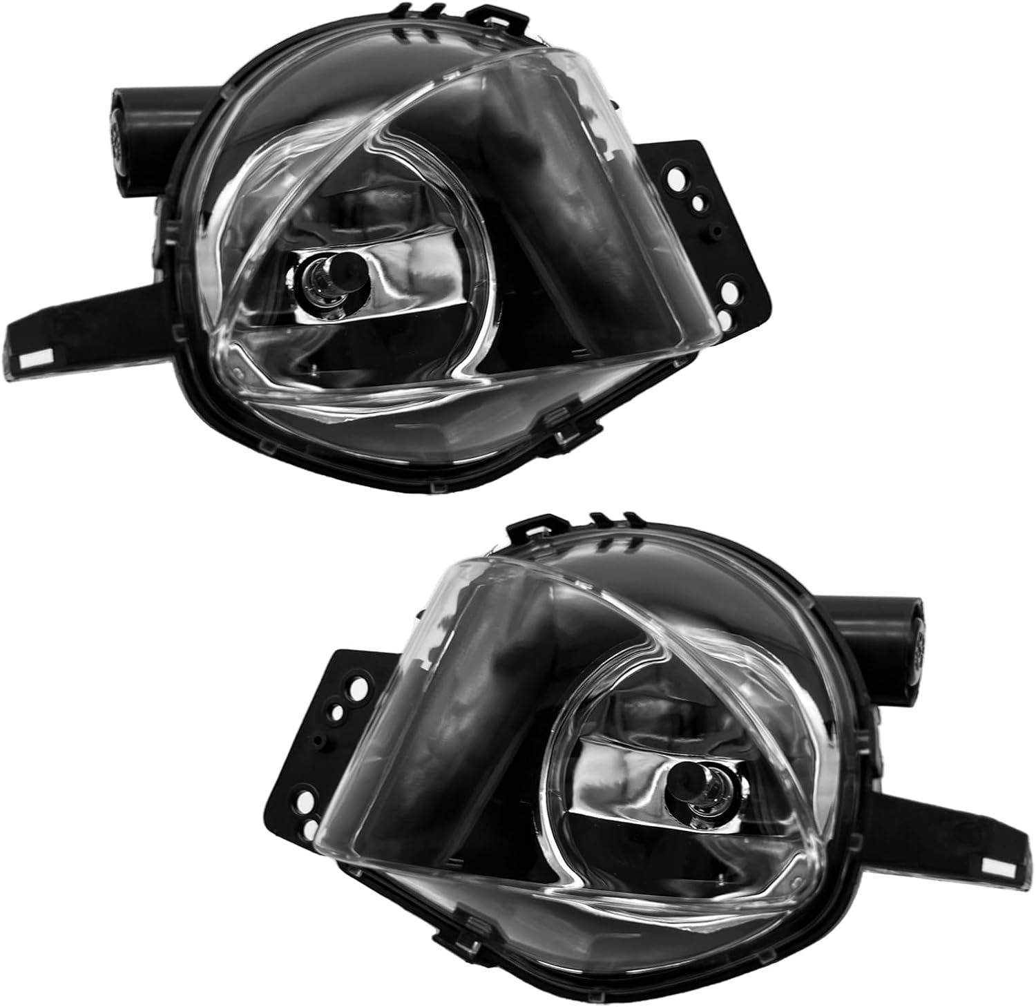 OKSIWA Fog Lights Assemblies Compatible With 2006 2007 2008 BMW E90 3 Series 323i/325i/325xi/330i/330xi/335i/335xi/328i/328xi Front Bumper Fog Lights halogen