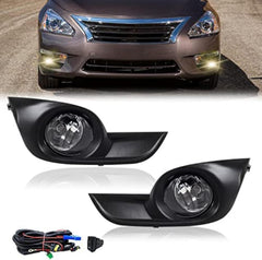 OKSIWA Fog Lights Assembly Replacement For 2013 2014 2015 Altima Fog Light Replacement with 12V 55W H11 Bulbs Wiring Harness and Switch-1