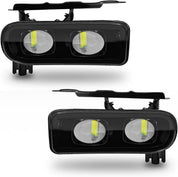 OKSIWA LED Fog Lights for 2002-2006 Cadillac Escalade/EXT, 2003-2006 Escalade ESV, Led Fog Lamps front Bumper Driving Light,Plug and Play