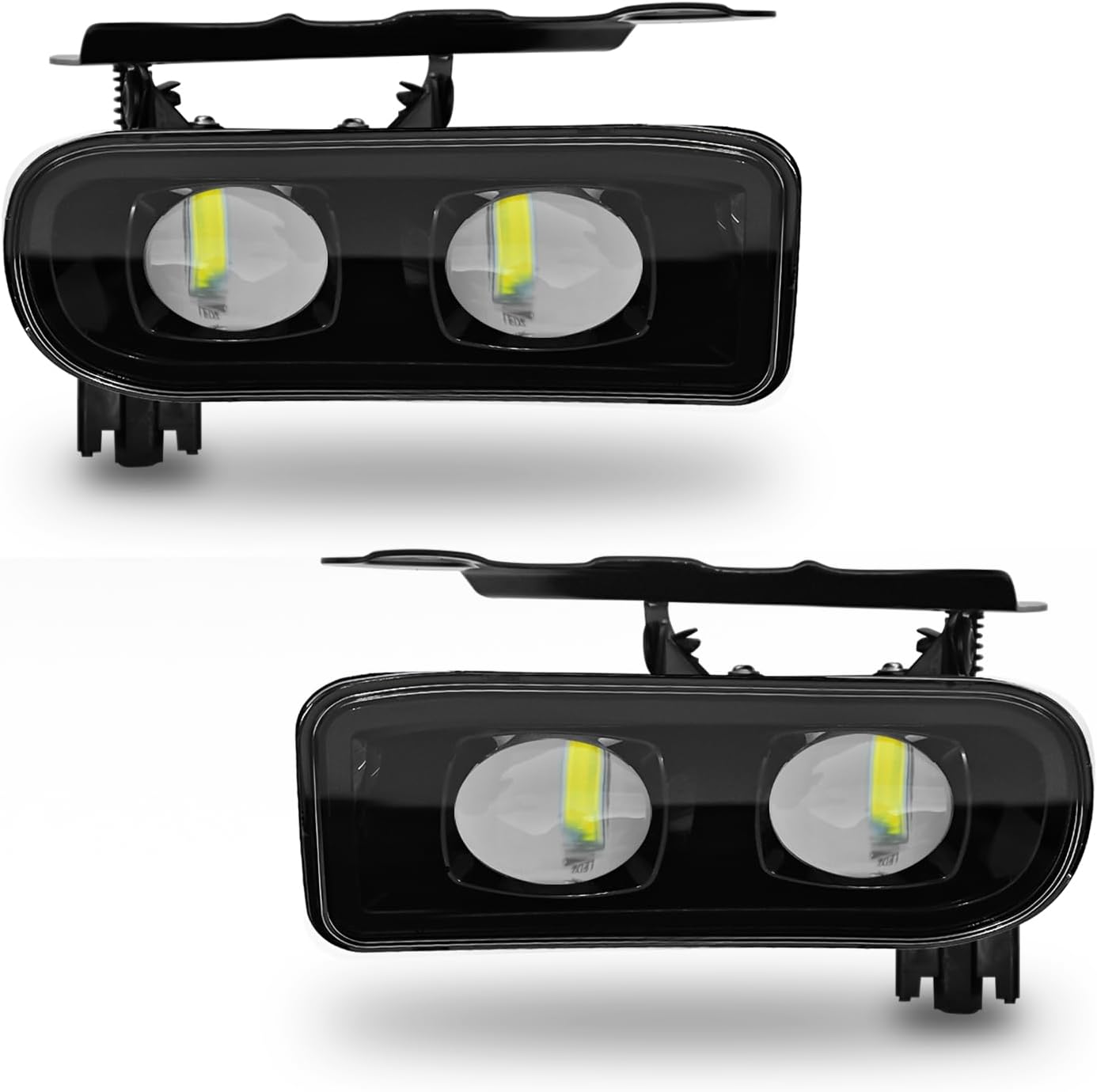 OKSIWA LED Fog Lights for 2002-2006 Cadillac Escalade/EXT, 2003-2006 Escalade ESV, Led Fog Lamps front Bumper Driving Light,Plug and Play-7