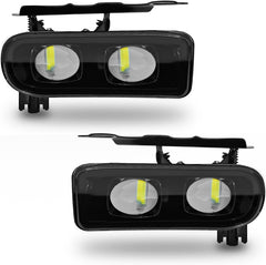 OKSIWA LED Fog Lights for 2002-2006 Cadillac Escalade/EXT, 2003-2006 Escalade ESV, Led Fog Lamps front Bumper Driving Light,Plug and Play-7