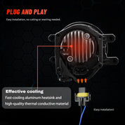 OKSIWA 1Pair LED Fog Lights for 2009-2013 Corolla,2012-2015 Tacoma,2010-2013 4runner,2007-2014 Camry,RAV4 Matrix Avalon Prius Solara Venza Yaris【2006 SCION】 for GS350 HS250h IS-F