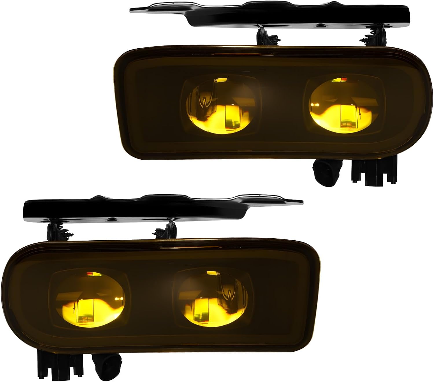 OKSIWA LED Fog Lights Assembly Compatible with 2002 2003 2004 2005 2006 Cadillac Escalade/Escalade EXT/Escalade ESV Driving Fog Lamps Yellow Lens-8