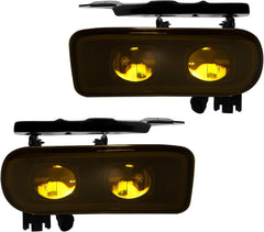 OKSIWA LED Fog Lights Assembly Compatible with 2002 2003 2004 2005 2006 Cadillac Escalade/Escalade EXT/Escalade ESV Driving Fog Lamps Yellow Lens-8