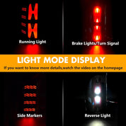 OKSIWA LED Tail Lights With Animated Starting Sequence For 2014-2018 Chevy Silverado 1500 2500hd 3500hd,2016-2018 Gmc Sierra 3500hd(Dual Rear Wheel Only), Sleek And Aggressive Appearance, Smoked Lens