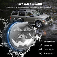 OKSIWA Led Fog Lights with DRL&Turn signal for 2002-2008 Dodge Ram 1500,2003-2009 Ram 2500 3500 Pickup Truck,2004 2005 2006 Durango Upgraded and Modified Fog Lamps 1 Pair-4
