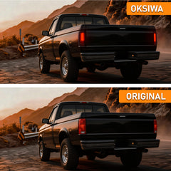 Animated Smoked LED Tail Lights for 1989-1996 Ford F-150 F-250 F-350 Bronco Weatherproof Plug & Play-5