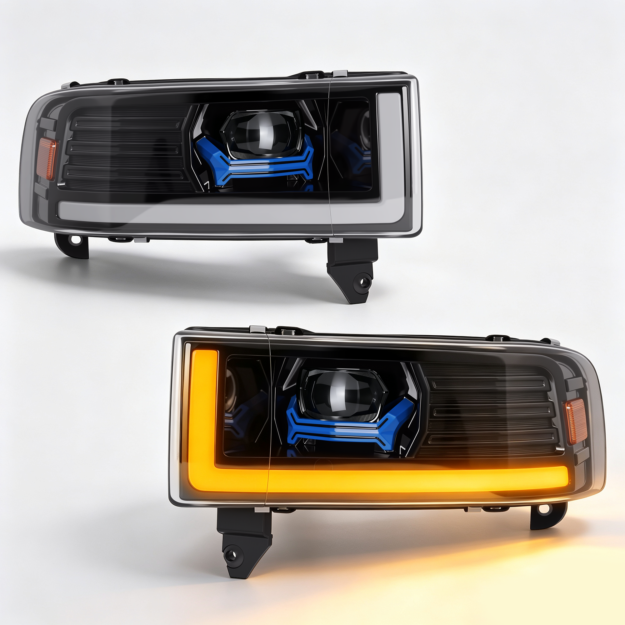 LED Headlight for 1994–2001 Dodge Ram 1500 & 1994–2002 Ram 2500 3500-7