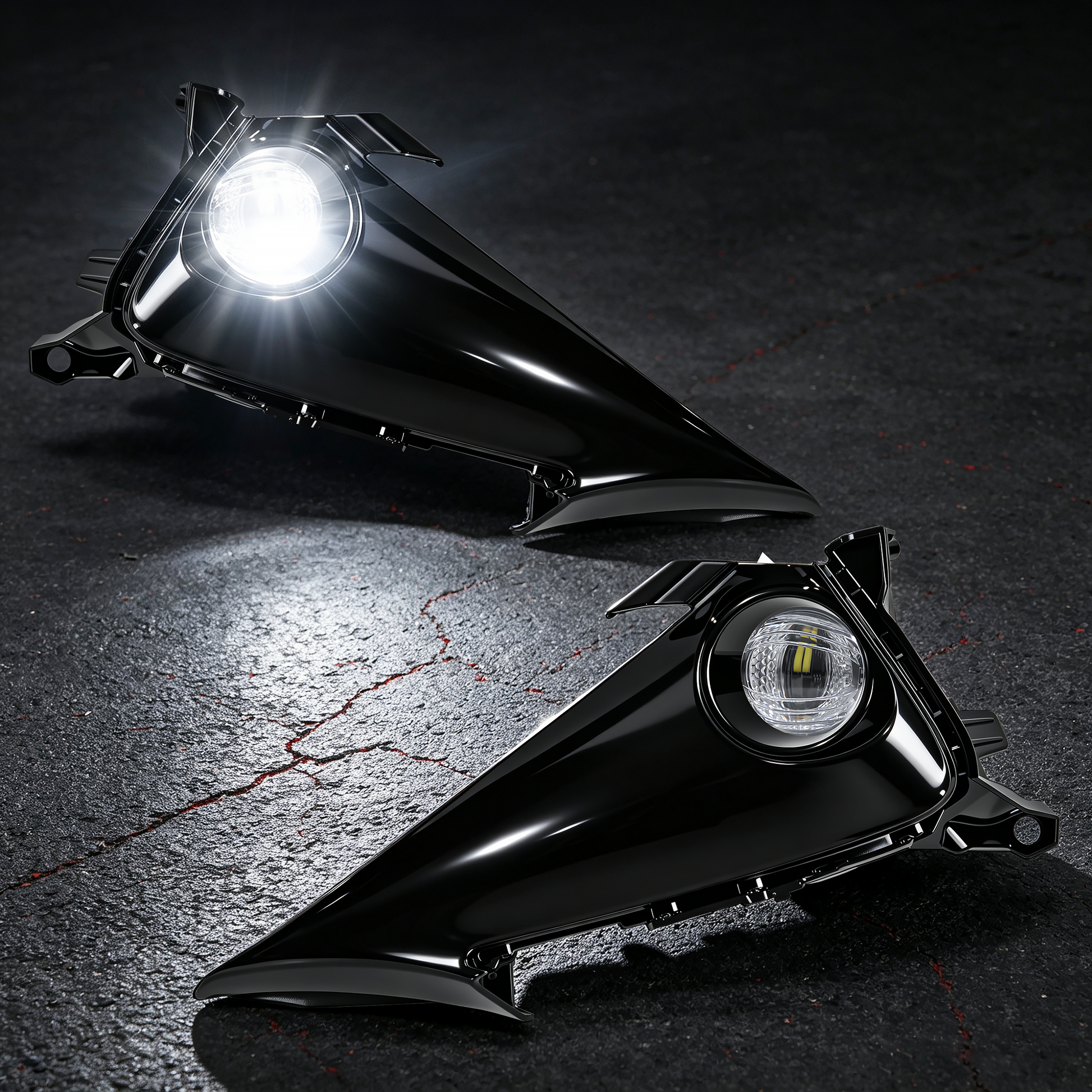 DOT Approved LED Fog Light with DRL for 2019–2022 Toyota Corolla Hatchback, Plug & Play, 1 Pair-6