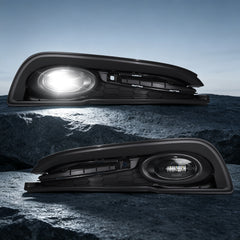 OKSIWA LED Fog Lights Fit for 2013 2014 2015 Honda Civic 4-Door Sedan, Front Bumper Driving Light Kit, Fog Lamps Replacement with Wiring Harness,Clear Lens,Plug and Play-7