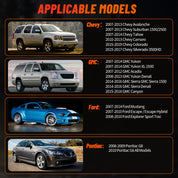 OKSIWA LED Fog Lights with DRL/Turn Signal Compatible with 07-13 Chevy Avalanche 07-14 Suburban Tahoe GMC Yukon/XL 14 Sierra 1500/15 2500HD/15 3500 HD, Driving Fog Light Assembly, Upgrade and Modified 1 Pair