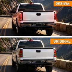 Animated Sequential Clear Lens LED Tail Lights for 2003-2006 Chevy Silverado Plug & Play-5