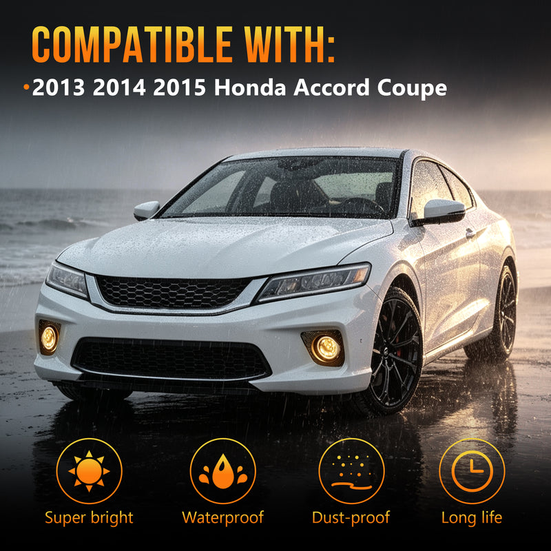 DOT approved Halogen Fog Light for 2013–2015 Honda Accord Coupe 2-Door-3