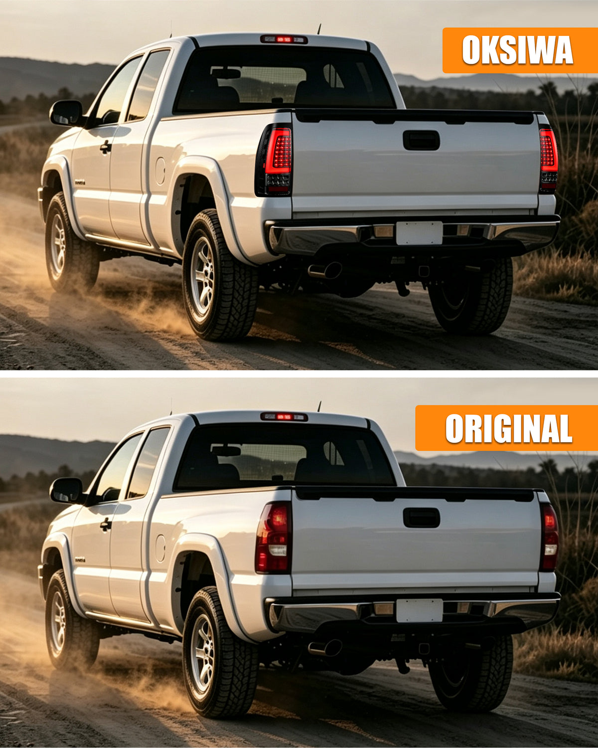 Smoked Full LED Tail Lights for 2003-2006 Chevy Silverado Plug & Play Waterproof-5