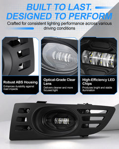DOT approved LED Fog Lights for  2003-2005 Honda Accord 2 Door Coupe-3