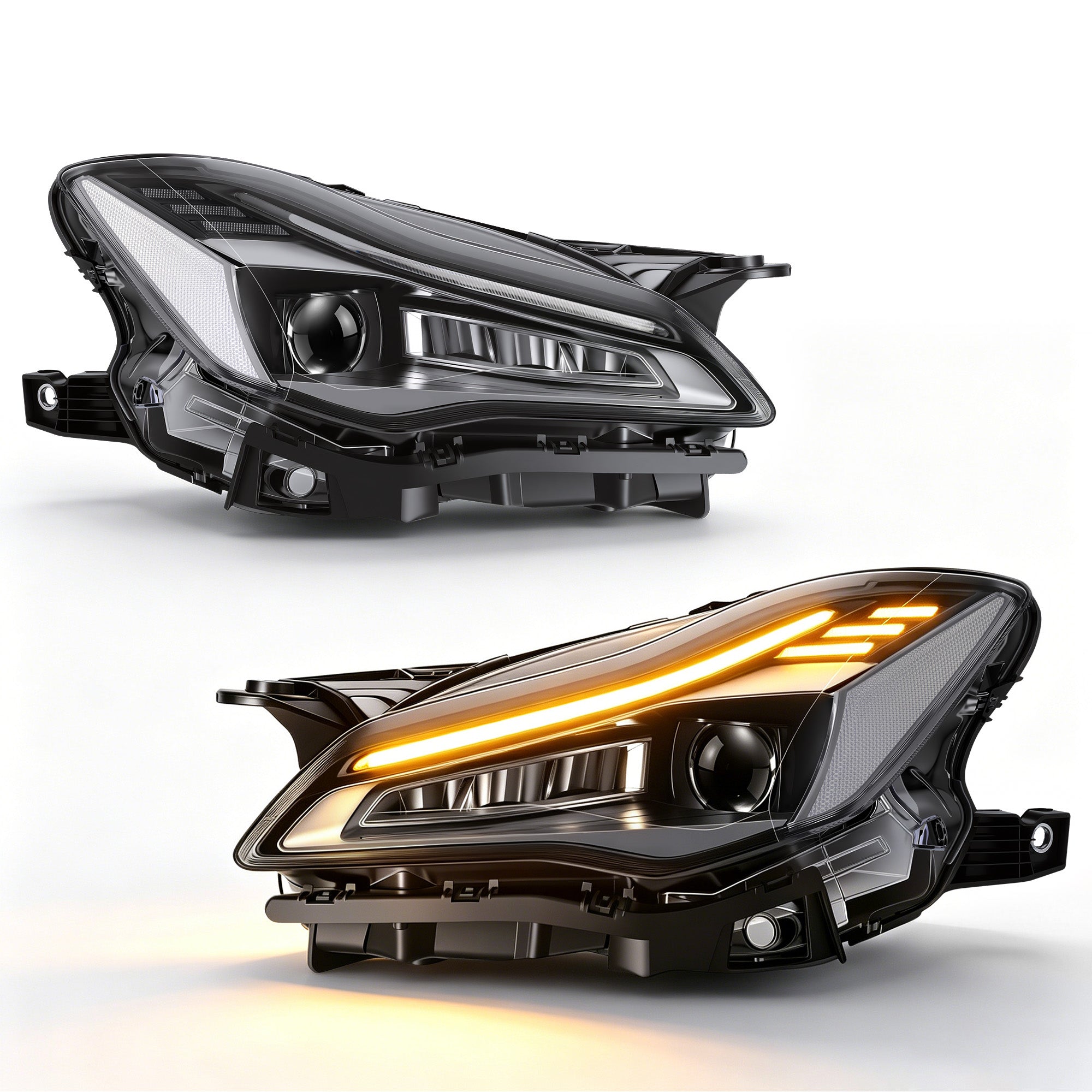 LED Headlights with DRL for 2017-2022 Maserati Quattroporte Waterproof Plug & Play  1 Pair-7