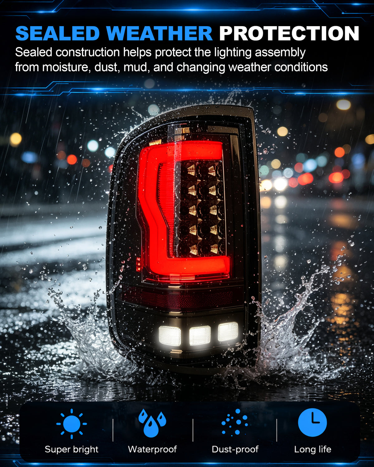 Full LED Tail Lights Compatible With 2004–2008 Ford F-150-5