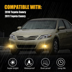OKSIWA Halogen Fog Lights-for 2010 2011 Toyota Camry,Fog Lamps Assembly Replacement,Include Switch, Wiring Harness,Plug and Play-2