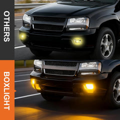 OKSIWA Fog Lights Assembly Compatible With 2002-2009 Trailblazer/2003-2008 Ascender Front Bumper Lights Driving Fog Lamps Left Driver and Right Passenger Side-4