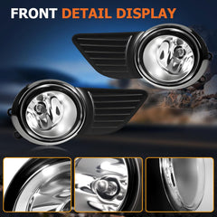 OKSIWA LED Fog Lights Compatible With 2012-2016 Sienna Se Front Bumper Driving Fog Lamps for Passenger and Driver Side (Clear Lens)-4
