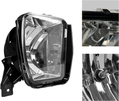 OKSIWA Fog Light fit for 2013 2014 2015 2016 2017 2018 Dodge Ram 1500 Pickup 2019 2020 2021 RAM 1500 Classic(Not Fit for Rebel Model), A Pair Of Fog Lamps With 9006 12V 35W Halogen Bulbs-3