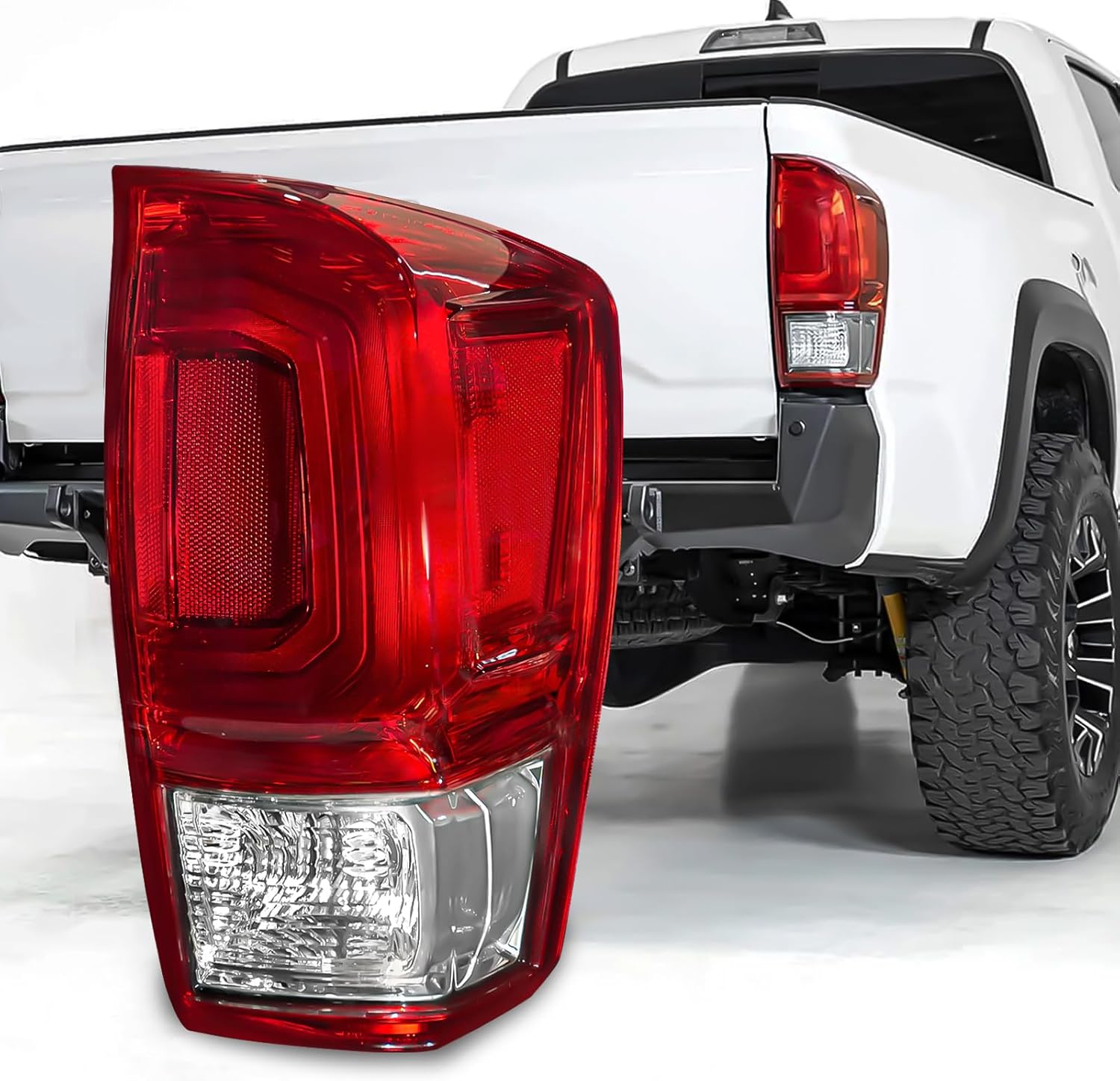 OKSIWA Tail Light Housing for 2016-2023 Toyota Tacoma,Passenger Side Rear Tail light Replacement - Right Tail Lamp