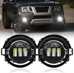 OKSIWA LED Fog Lights,Compatible with 2010-2017 Nissan Frontier,2005-2015 Xterra, Driving Fog Lamps Replacement with Wiring Harness, Switch Kit (Only fit for Plastic Bumper)-1