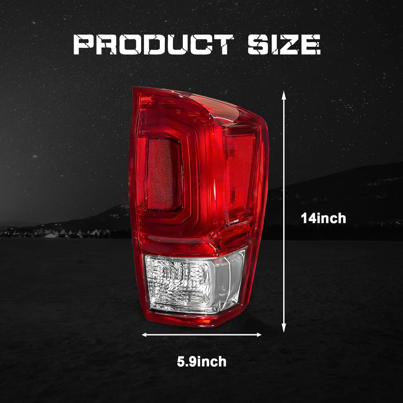 OKSIWA Tail Light Housing for 2016-2023 Toyota Tacoma,Passenger Side Rear Tail light Replacement - Right Tail Lamp-7