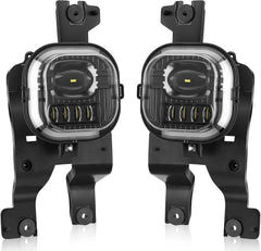 DOT Approved LED Fog Lights with Clear Lens for 2008-2010 Ford F250 F350 F450 Super Duty Plug & Play-1