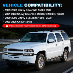 Headlight Compatible with 1999-2002 Chevy Silverado & 2000-2006 Tahoe/Suburban-3