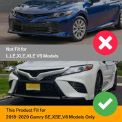 OKSIWA LED Fog Light-for 2018-2020 Toyota Camry SE/XSE/TRDM, Fog Lamps Assembly Replacement,Include Switch, Wiring Harness, Plug and Play