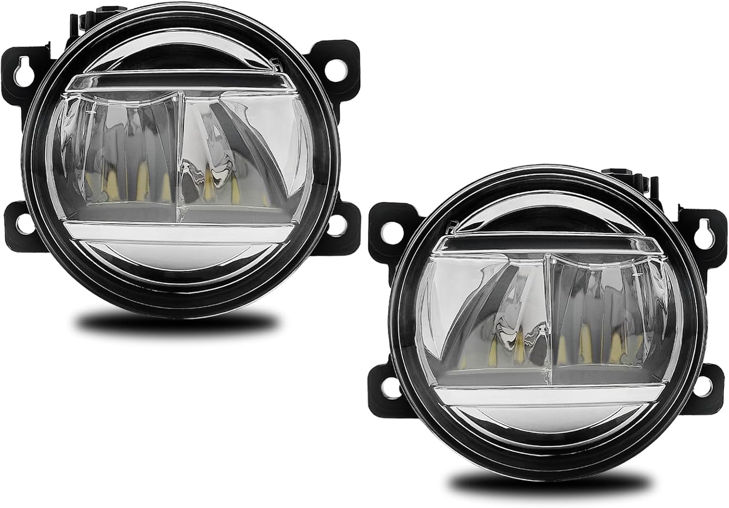 OKSIWA LED Fog Lights Assemblies Compatible With 2013-2021 Civic, 2015-2020 Fit, 2019-2020 HR-V, 2013-2015 Accord Front Bumper Fog Lights-4