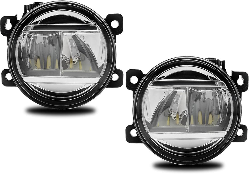 OKSIWA LED Fog Lights Assemblies Compatible With 2013-2021 Civic, 2015-2020 Fit, 2019-2020 HR-V, 2013-2015 Accord Front Bumper Fog Lights-4