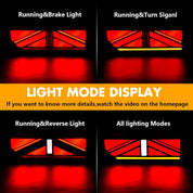 OKSIWA Sequential Full LED Tail Lights for Suzuki Jimny 2019-2024, with Start Up Sequence,Dynamic Turn Signal,Unique Appearance Design, Reverse, Brake Light Tail Lamp Rear Lights Assembly (Butterfly)
