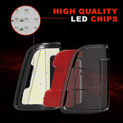 OKSIWA Sequential Full Led tail lights for 2019-2024 Dodge Ram 1500 (without Bilnd Spot) Starting Animated Rear Light Assembly, Dynamic Turn Signal,Brake,Reverse Smoked Not applicable to classic