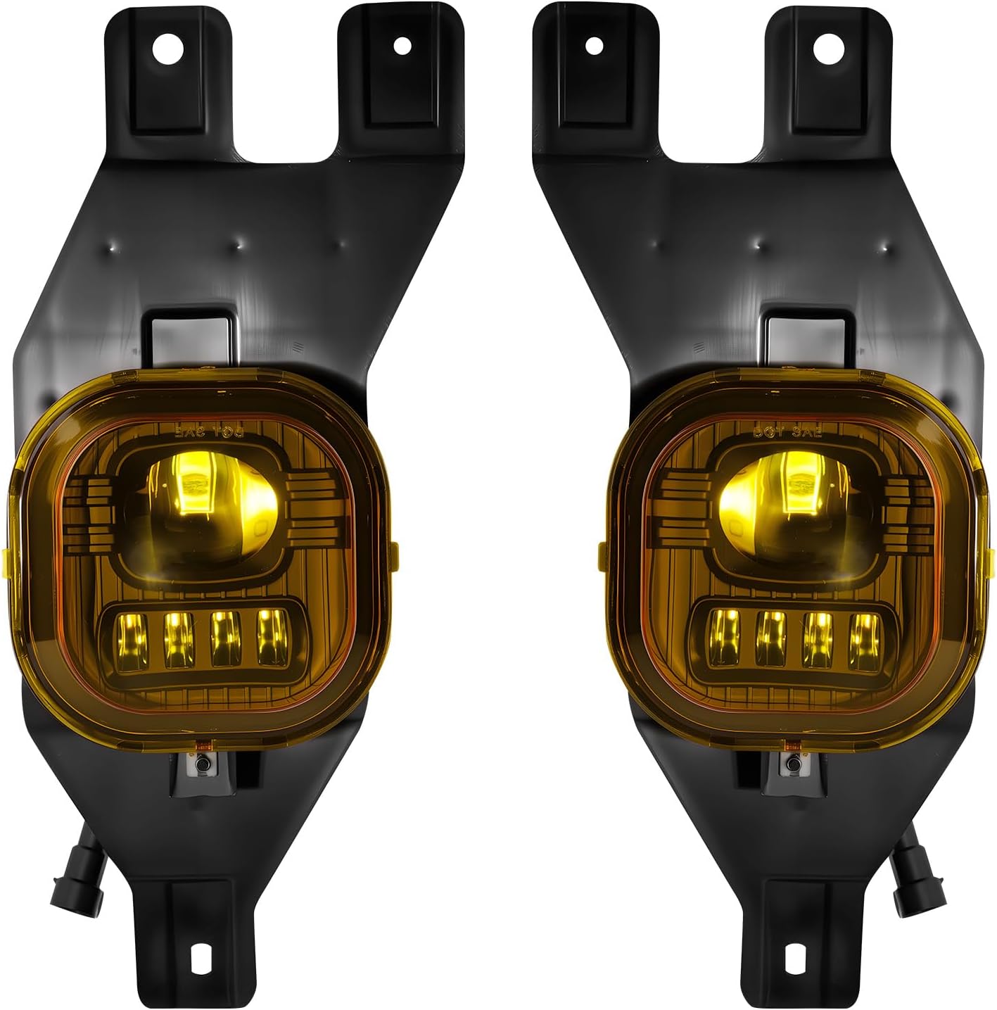 OKSIWA LED Fog Lights Fit For 2001 2002 2003 2004 Ford F-250/ F-350/ F-450/ F-550 Super Duty/2001 2002 2003 2004 Ford Excursion, A Pair Of Fog Lamps-8