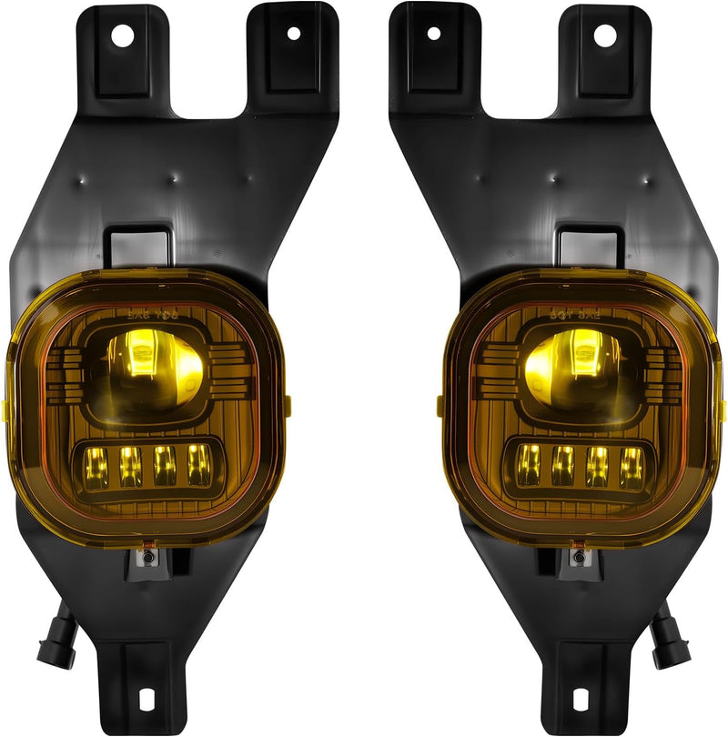 OKSIWA LED Fog Lights Fit For 2001 2002 2003 2004 Ford F-250/ F-350/ F-450/ F-550 Super Duty/2001 2002 2003 2004 Ford Excursion, A Pair Of Fog Lamps-8