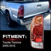 OKSIWA Tail Light Housing for 2005-2015 Toyota Tacoma, Driver Side Rear Tail Light Replacement - Left Tail Lamp