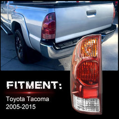 OKSIWA Tail Light Housing for 2005-2015 Toyota Tacoma, Driver Side Rear Tail Light Replacement - Left Tail Lamp-3