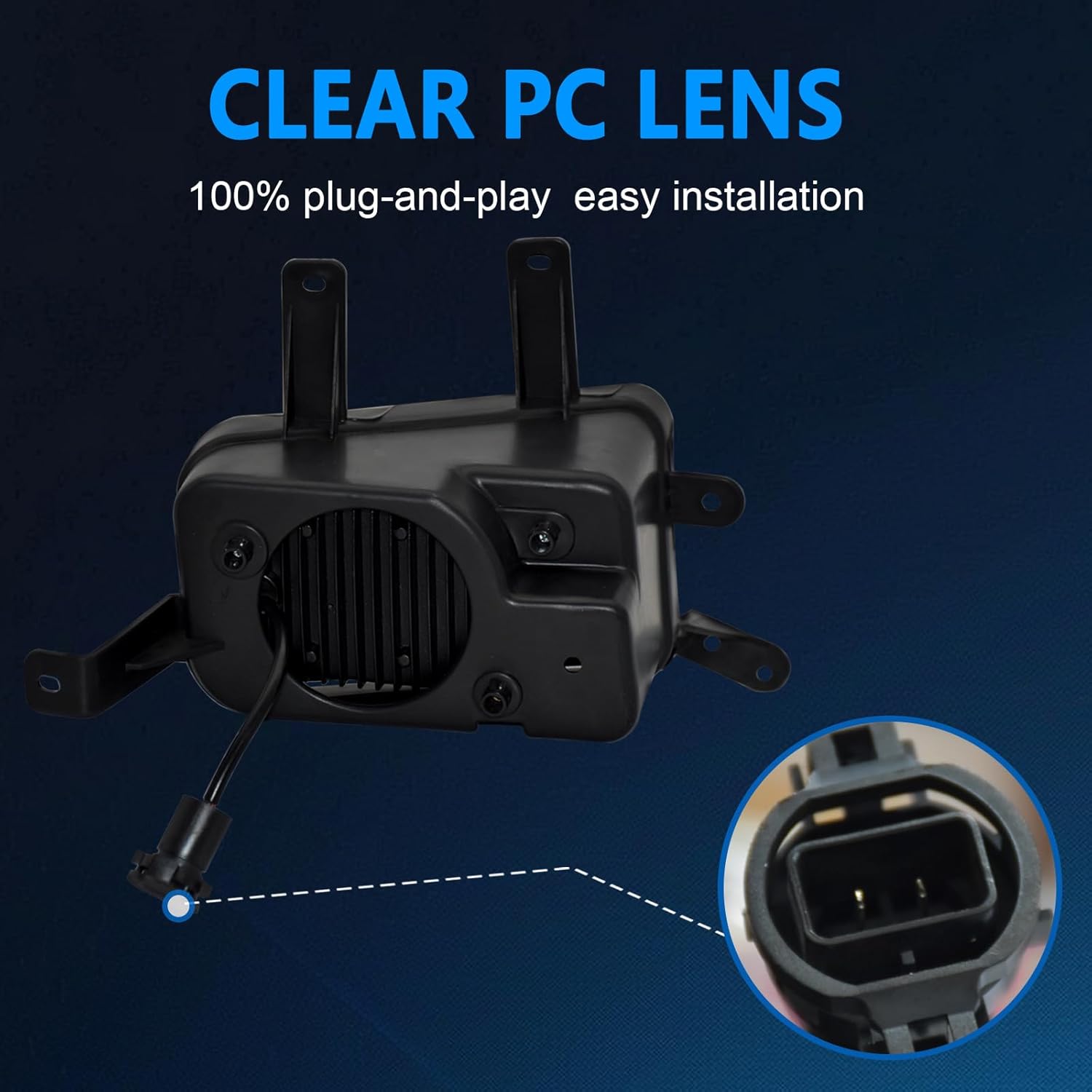 OKSIWA LED Fog Lights Assembly Fit for Chevy Tahoe, Suburban 2015-2020, Suburban 3500HD 2016-2019, GMC Yukon & Yukon XL 2015-2020, Front Driving Fog Lamps Kit, DOT Certified - 1 Pair